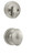 Kwikset 966L-15 Satin Nickel Laurel Knob Single Cylinder Handleset (Interior Side Only)