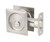 Kwikset 335SQT-15 Satin Nickel Contemporary Privacy Pocket Door Lock