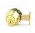 Dormakaba QDB180605 Polished Brass Single Cylinder Deadbolt