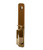 Dormakaba QET165605 Polished Brass Thumbpiece Escutcheon Pull