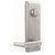 Dormakaba QET160E626 Satin Chrome Keyed Escutcheon with Sierra Lever (Classroom)