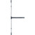 Dormakaba QED3163690 Statuary Bronze 3 ft. Standard Duty Architectural Surface Vertical Rod - Fire Rated Exit Device 7 Ft. Style