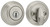 Kwikset 980-15 Satin Nickel Single Cylinder Deadbolt