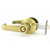 Schlage S70PD-SAT-609 Antique Brass Classroom Lock Saturn Handle