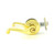 Schlage Commercial S80PFLA606LH Left Hand S Series Storeroom C Keyway Flair with 16-203 Latch 10-001 Strike Satin Brass Finish