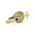 Schlage AL70PD-NEP-609 Antique Brass Classroom Lock Neptune Handle
