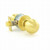 Schlage A30D-606 Satin Brass Patio Lock Orbit Handle