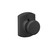 Schlage F10BWE622GRW Matte Black Passage Bowery Style Knob with Greenwich Rose