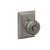 Schlage F40BWE619ADD Satin Nickel Privacy Bowery Style Knob with Addison Rose