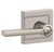 Schlage F40LAT619ULD Satin Nickel Privacy Latitude Style Lever with Upland Rose