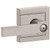 Schlage F40NBK619ULD Satin Nickel Privacy Northbrook Style Lever with Upland Rose