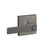 Schlage F40NBK619COL Satin Nickel Privacy Northbrook Style Lever with Collins Rose