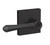 Schlage F51ADMP622COL Dempsey Lever with Collins Rose Keyed Entry Lock Matte Black Finish