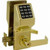 Alarm Lock DL2800-US3 Polished Brass Trilogy Electronic Digital Lever Lock