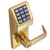 Alarm Lock DL3000IC-US3 Polished Brass Trilogy Electronic Digital Lever Lock Interchangeable Core