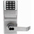 Alarm Lock DL2700LDIC-US26D Satin Chrome Lock Down Trilogy Electronic Digital Lever Lock Interchangeable Core