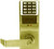 Alarm Lock PDL3000IC-US3 Polished Brass Trilogy Electronic Digital Proximity Lever Lock Interchangeable Core