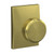 Schlage FC21BWE608CEN Bowery Knob with Century Rose Passage and Privacy Lock Satin Brass Finish