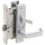 Schlage L9440-609 Antique Brass Mortise Privacy with Deadbolt with L Escutcheon and Your Choice of Handle