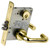 Schlage L9080P-605 Polished Brass Mortise Storeroom Lock with Your Choice of Handle and Rose