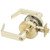 Schlage ND93PD-RHO-605 Bright Brass Rhodes Vandlgard Vestibule Lever