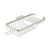 Deltana WBR1051HU14 Polished Nickel 10-3/8" Rect/Com W/Hook Wire Basket