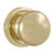 Weslock 1343/1300-I-B Lifetime Polished Brass Lexington Single Cylinder 2-Point Handleset Impresa Knob