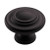 Amerock BP1586-2-FB Flat Black 1-3/4" Inspirations Knob