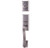 Weslock 2165/2110-I-N Satin Nickel Moderne Single Cylinder Handleset Impresa Knob
