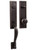 Weslock 7935/7905-F-1 Oil Rubbed Bronze Greystone Dummy Handleset with Wexford Knob