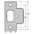 Kwikset 83028-15 T Strike Satin Nickel Finish