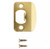 Kwikset 83031-3 UL Radius Corner Full Lip Strike Bright Brass Finish