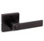 Kwikset 740SALSQT-11P Venetian Bronze Singapore Keyed Entry Lever with Square Rose