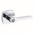 Kwikset 740TPLMDT-26 Bright Chrome Tripoli Keyed Entry Lever with Midtown Rose