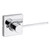 Kwikset 200LRLSQT-26 Polished Chrome Passage Ladera Lever with Square Rose