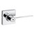 Kwikset 300LRLSQT-26 Polished Chrome Privacy Ladera Lever with Square Rose