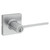 Kwikset 405LRLSQT-26D Satin Chrome Keyed Entry Ladera Lever and Square Rose