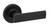 Kwikset 200BRNLRDT-514 Iron Black Passage Breton Lever with Round Rose