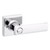 Kwikset 405BRNLSQT-26 Polished Chrome Keyed Entry Breton Lever and Square Rose