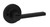 Kwikset 200CSLRDT-514 Iron Black Passage Casey Lever with Round Rose