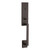 Kwikset 818VNHLIP-11PS.STRKP Single Cylinder Vancouver Exterior Handleset with SmartKey with 6AL Latch and STRKP Strike Pack which includes Square Corner; Round Corner and 5303 Round Corner Full Lip Strikes Venetian Bronze Finish