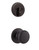 Kwikset 971H-11P Single Cylinder Interior Hancock Knob Trim Venetian Bronze Finish