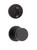 Kwikset 971PSKRDT-514 Single Cylinder Interior Pismo Knob Trim with Round Rose Iron Black Finish