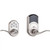 Kwikset 912TNL-15 SmartCode Touchpad Electronic Lever SmartKey with Z-Wave Satin Nickel Finish