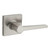 Safelock SL1000DALSQT-15 Daylon Lever with Square Rose Passage Lock Satin Nickel Finish