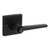 Safelock SL4000DALSQT-514 Daylon Lever with Square Rose Privacy Lock Iron Black Finish