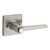 Safelock SL6000DALSQT-15 Daylon Lever with Square Rose Keyed Entry Satin Nickel Finish