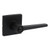 Safelock SL6000DALSQT-514 Daylon Lever with Square Rose Keyed Entry Iron Black Finish