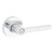 Safelock SL4000RELRDT-26 Reminy Lever with Round Rose Privacy Lock Bright Chrome Finish