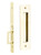 Emtek 2154US3NL Narrow Modern Rectangular Passage Pocket Door Mortise Lock Unlacquered Brass Finish